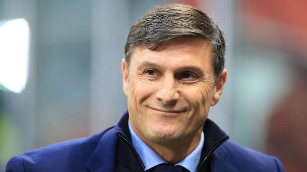 Javier Zanetti sonriendo